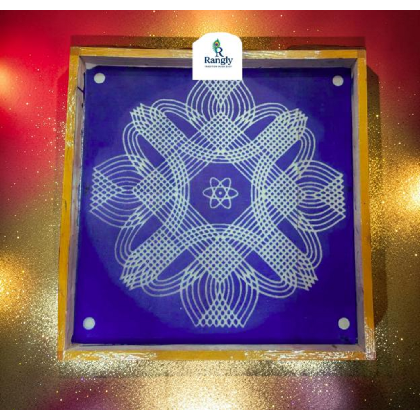 Rangly Grand Padma Vaibhav Kolam   Pack of 1 piece - WJ3002