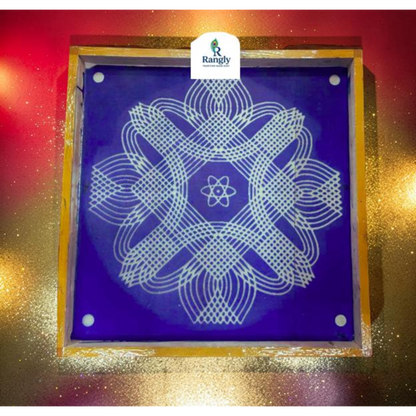 Rangly Grand Padma Vaibhav Kolam   Pack of 1 piece - WJ3002