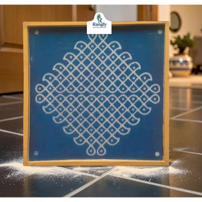 Rangly Big Pulli Kolam Pack of 1 piece - WJ3007