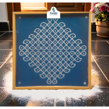 Rangly Big Pulli Kolam Pack of 1 piece - WJ3007