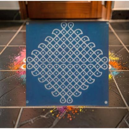Rangly Big Pulli Kolam Pack of 1 piece - WJ3007
