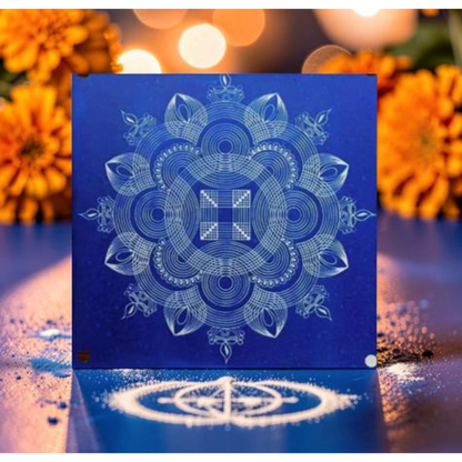 Rangly Biggest Diya Kolam Pack of 1 piece - WJ4004