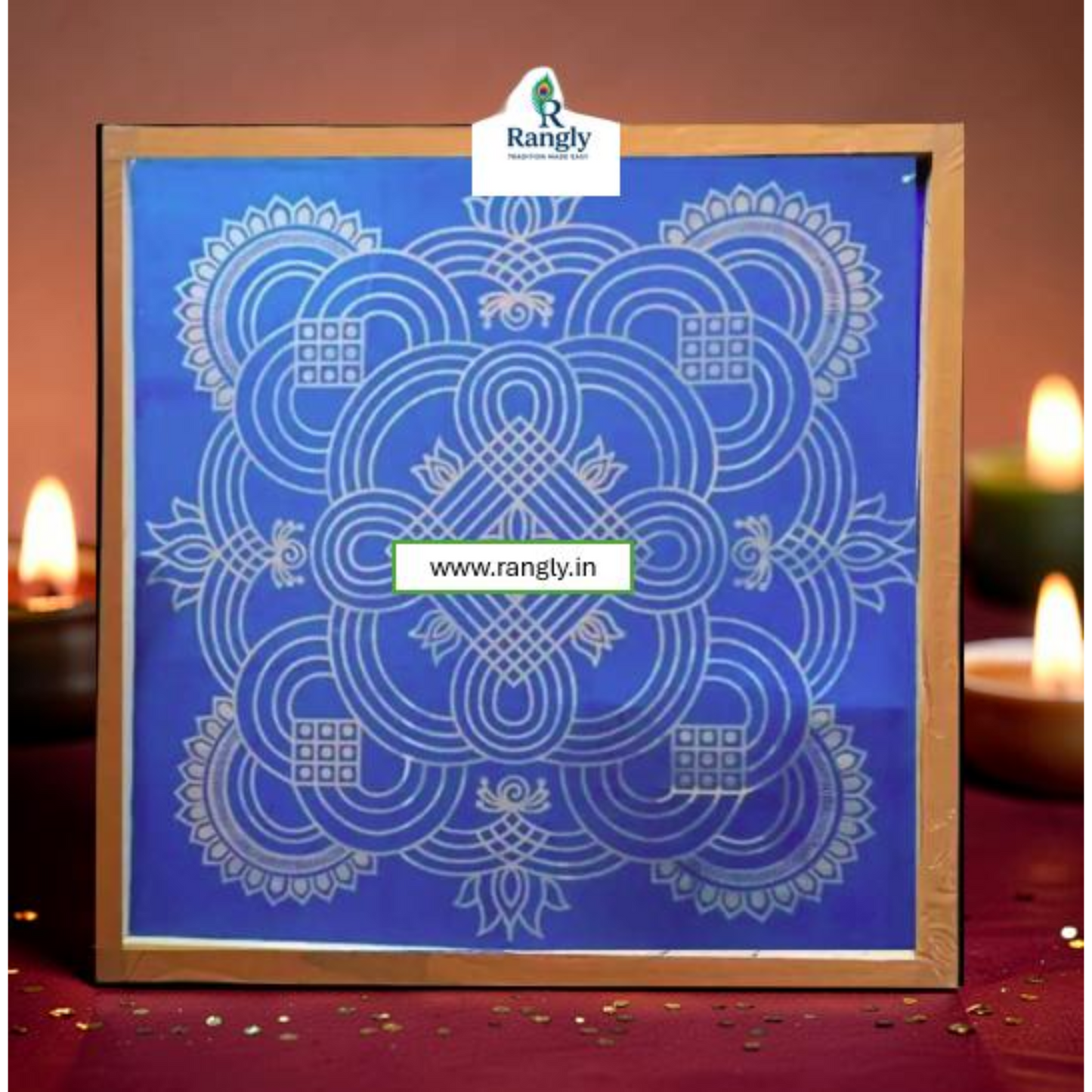 Rangly  Biggest Kambi Kolam Pack of 1 piece - WJ4005