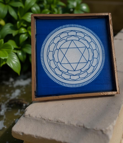 Rangly Sri Yantra Model 6  Rangoli Stencil Wooden 12x12 Inches Pack of 1 piece