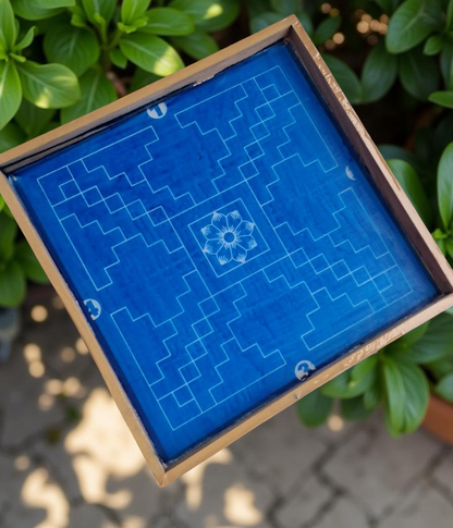 Rangly Sri Yantra Model 8 Rangoli Stencil Wooden 12x12 Inches Pack of 1 piece