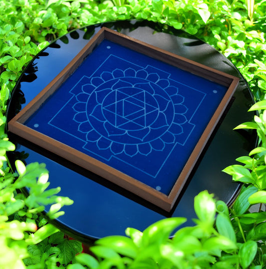 Rangly Surya Mandala Yantra 4 Rangoli Stencil Wooden 13x13 Inches Pack of 1 piece