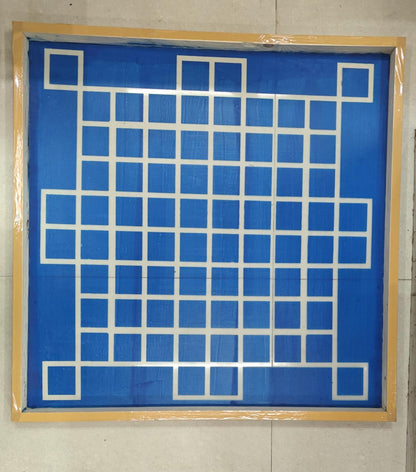 Rangly Jumbo Ashlesha Bali Yantra Rangoli Stencil Wooden30x30 Inches Pack of 1 piece