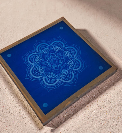 Rangly Mandala Rangoli Design Stencil Wooden 13x13 Inches Pack of 1 piece