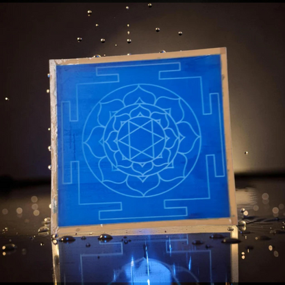 Rangly Jumbo Bhubaneshwari Yantra Rangoli Design Stencil Wooden 20x20 Inches Pack of 1 piece
