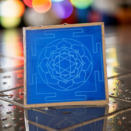Rangly Jumbo Bhubaneshwari Yantra Rangoli Design Stencil Wooden 40x40 Inches Pack of 1 piece