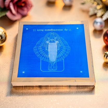 Rangly Mahalakshmi Mata Rangoli Design Stencil Wooden 10x10 Inches Pack of 1 piece