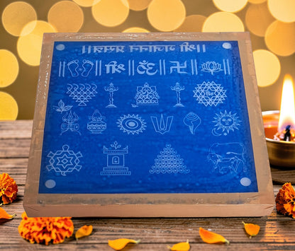 Rangly  Chaitrangan  Rangoli Design Stencil Wooden 10x10 Inches Pack of 1 piece