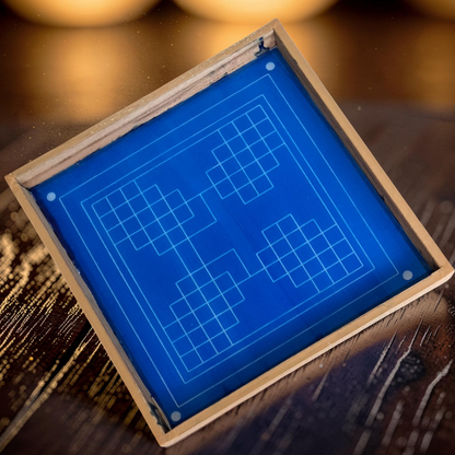 Rangly  Eka lingato bhadra Mandal Yantra Rangoli Design Stencil Wooden 40x40 Inches Pack of 1 piece