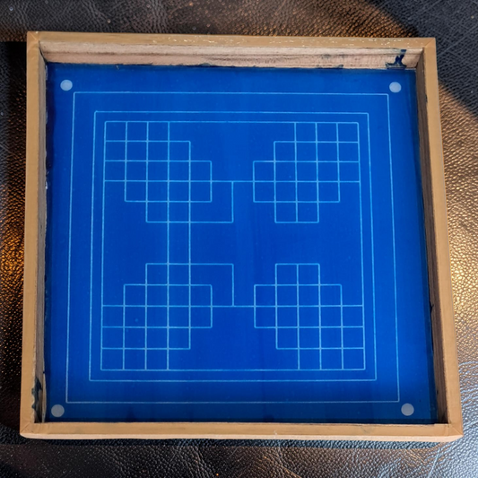 Rangly Eka lingato bhadra Mandal Yantra Rangoli Design Stencil Wooden 20x20 Inches Pack of 1 piece