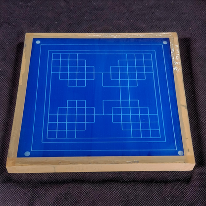 Rangly  Eka lingato bhadra Mandal Yantra Rangoli Design Stencil Wooden 40x40 Inches Pack of 1 piece