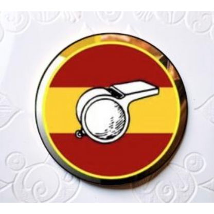 Rangly CM VIJAY "TVK LOGO WHISTLE"  Stencil Wooden 20x20 Inches Pack of 1 piece