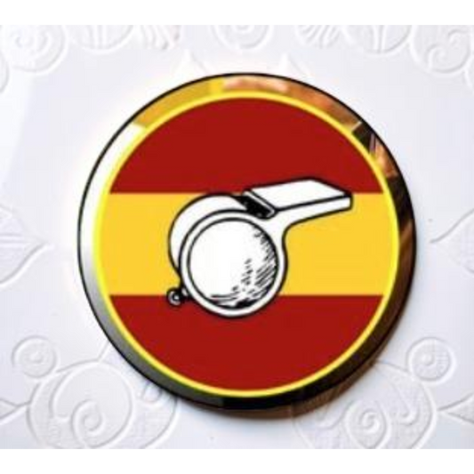 Rangly CM VIJAY "TVK LOGO WHISTLE"  Stencil Wooden 20x20 Inches Pack of 1 piece