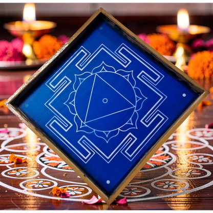 Rangly Tara Yantra Rangoli wooden Stencil -Elevate Your Spiritual Space
