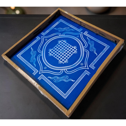 Rangly Vasthu Yantra Rangoli wooden Stencil -Elevate Your Spiritual Space