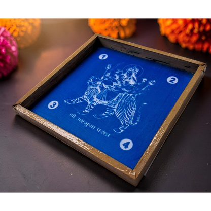 ரங்லி ஸ்ரீ அஷ்டபுஜ ரங்கோலி டிசைன் ஸ்டென்சில் மரத்தால் ஆனது 10x10 அங்குலங்கள் 1 துண்டு பேக்