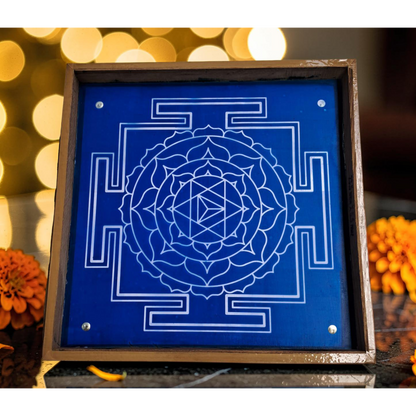"ஸ்ரீ பக்ளாமுகி மாடல் 2" யந்திர தசா மகாவித்யா ரங்கோலி மர ஸ்டென்சில் - உங்கள் ஆன்மீக இடத்தை மேம்படுத்துங்கள்