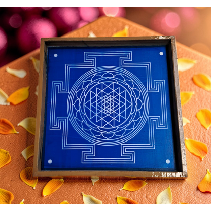 Tripura Sundari Shodashi Yantra  Rangoli wooden Stencil -Elevate Your Spiritual Space
