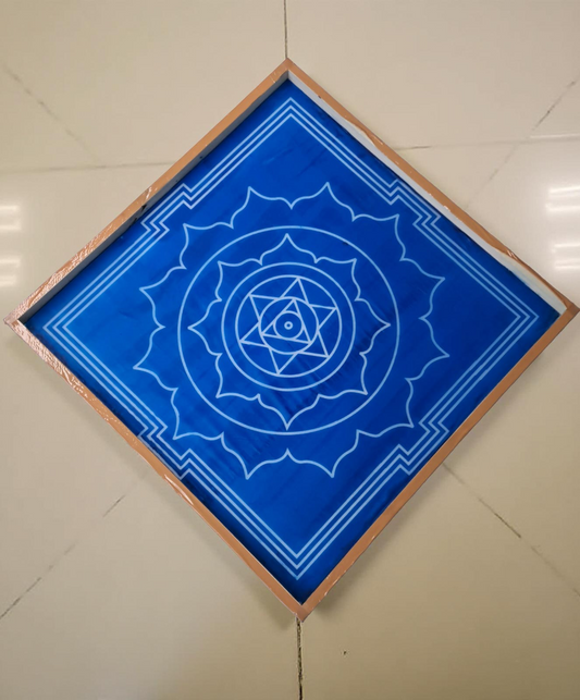 Rangly Jumbo Surya Mandala Yantra 2 Rangoli Stencil Wooden 30x30 Inches Pack of 1 piece