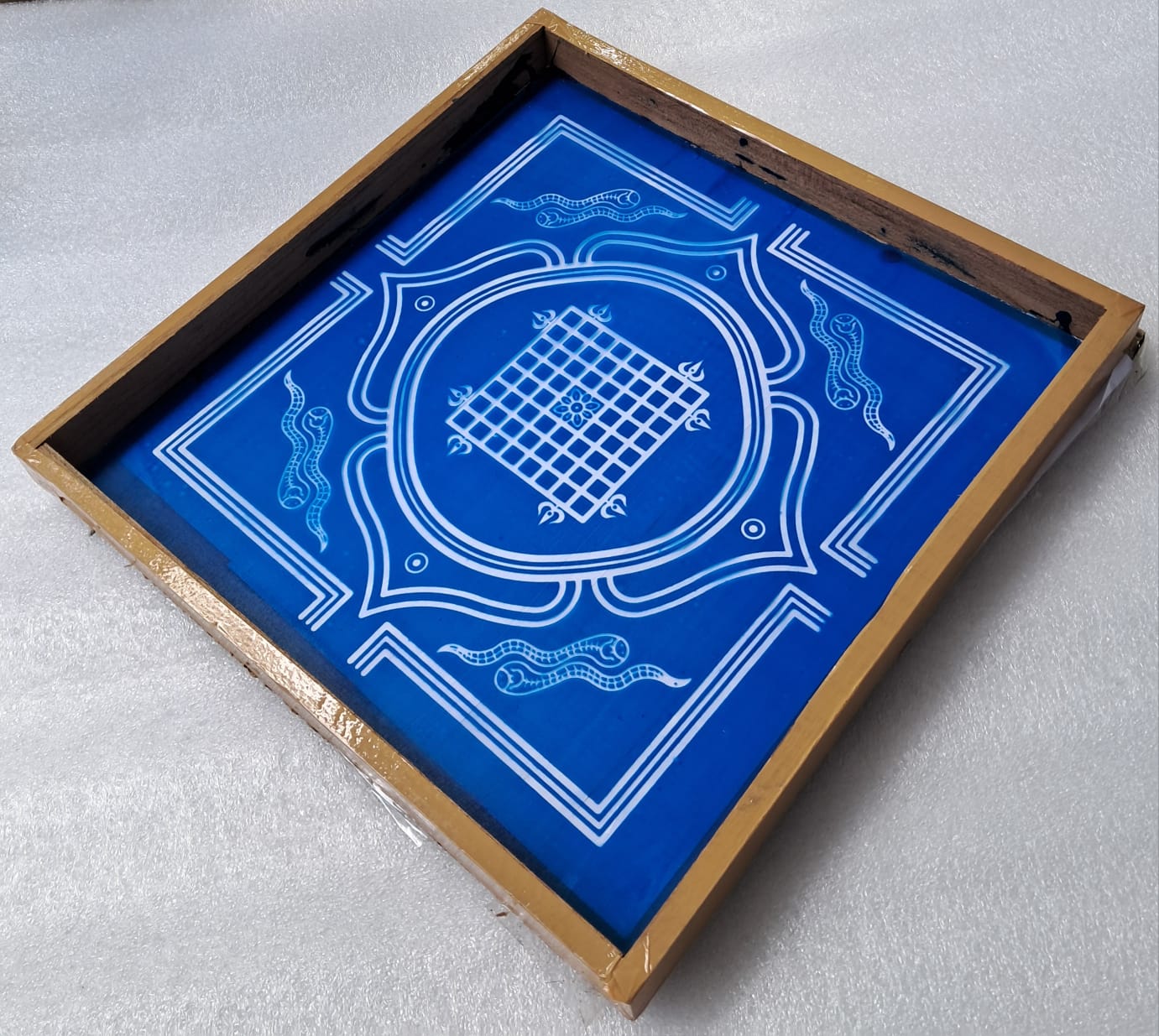 Rangly Vasthu Yantra Rangoli wooden Stencil -Elevate Your Spiritual Space