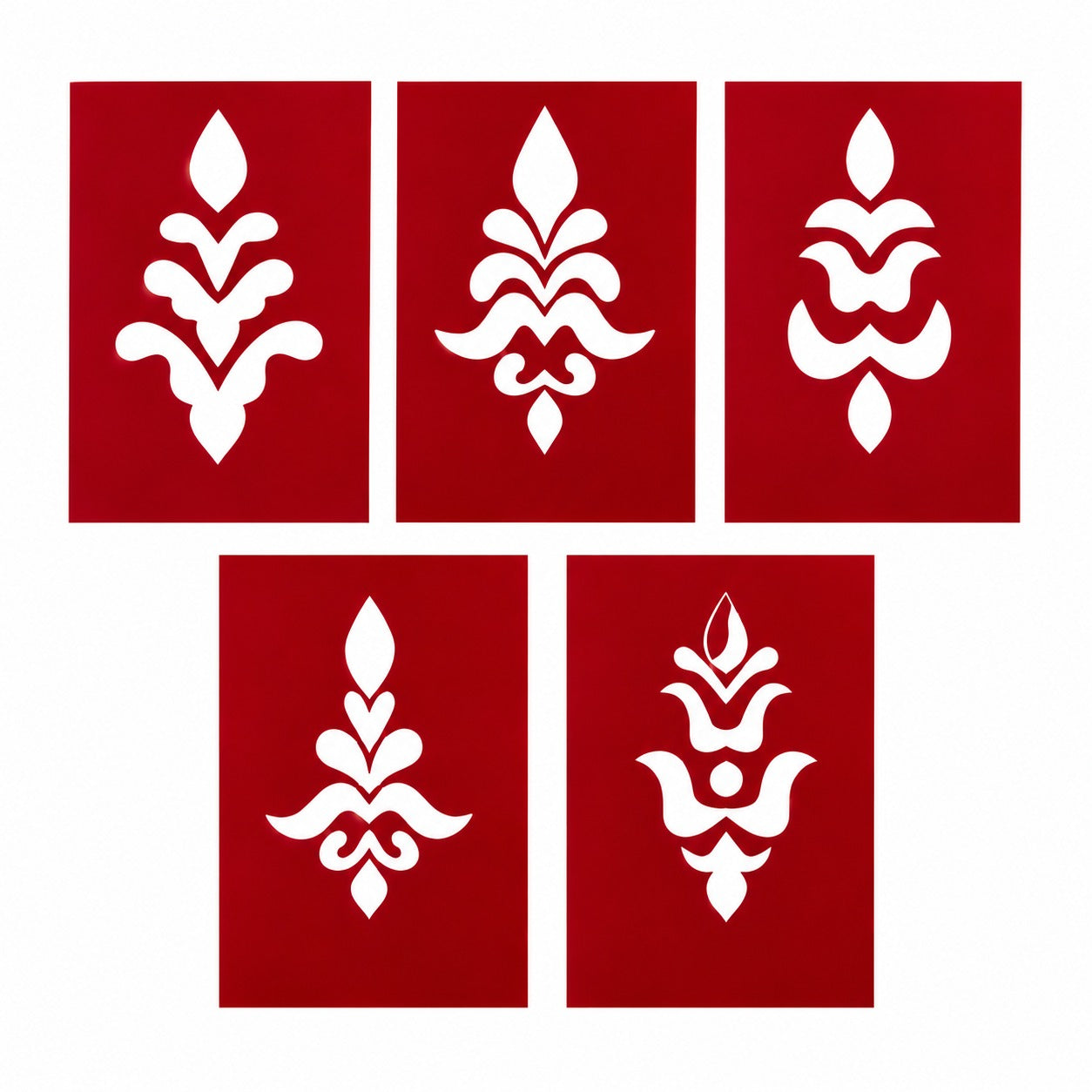 Varalakshmi Pooja Kalasam Coconut Stencils, Decorative Design, Pack of 10 _Rangly