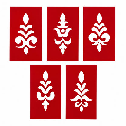 Varalakshmi Pooja Kalasam Coconut Stencils, Decorative Design, Pack of 10 _Rangly