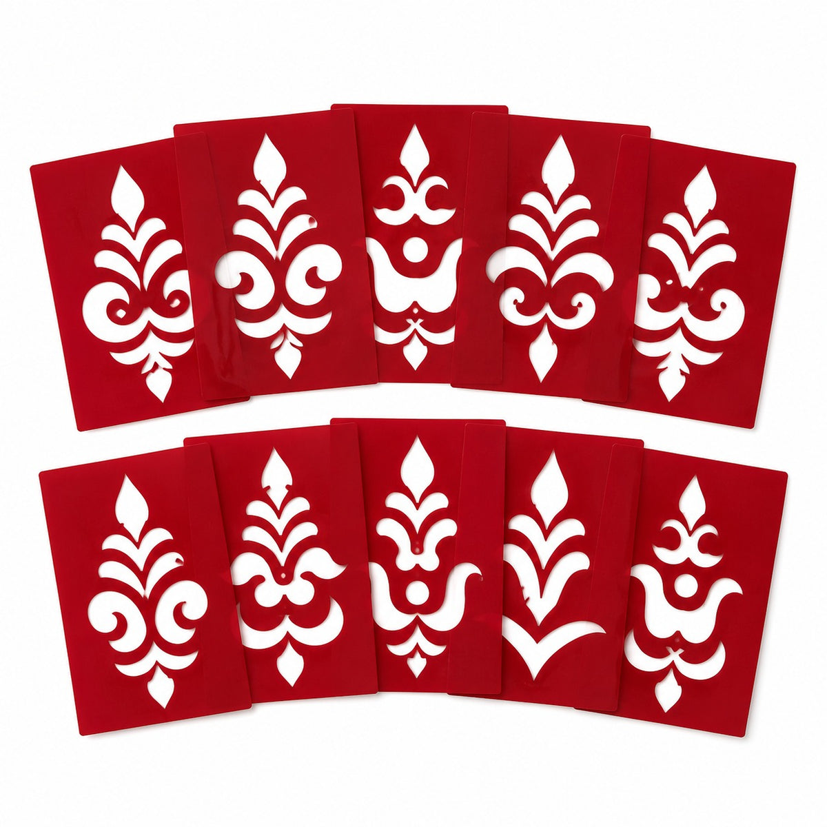 Varalakshmi Pooja Kalasam Coconut Stencils, Decorative Design, Pack of 10 _Rangly