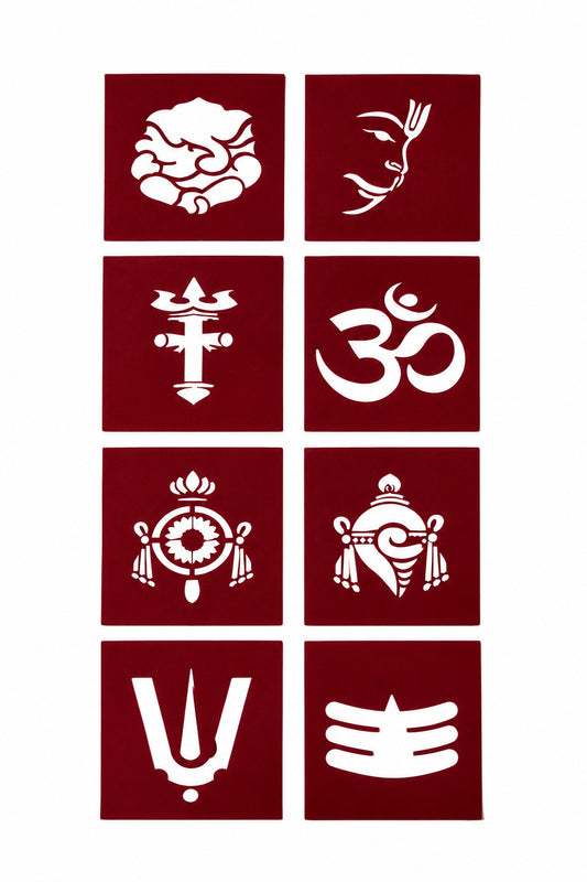 God Nama Coconut Stencil Pack - Set of 8 Stencils_Rangly