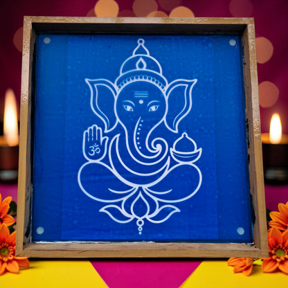 Ganesh Rangoli Model 4 Rangoli wooden Stencil