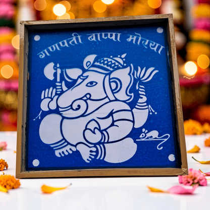 Ganesh Rangoli Model 5  Rangoli wooden Stencil
