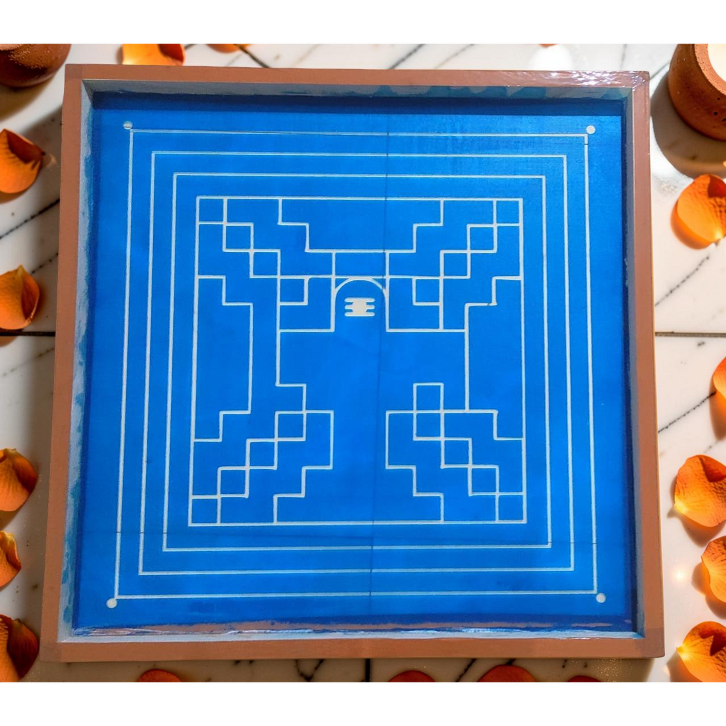 ಶ್ರೀ ಮಾತಾಂಗಿ " ಆಸ್ಪೆಕ್ಟ್ ಯಂತ್ರ ದಶಮಹಾವಿದ್ಯ ರಂಗೋಲಿ ವುಡನ್ ಸ್ಟೆನ್ಸಿಲ್ - ನಿಮ್ಮ ಆಧ್ಯಾತ್ಮಿಕ ಸ್ಥಳವನ್ನು ಉನ್ನತೀಕರಿಸಿ
