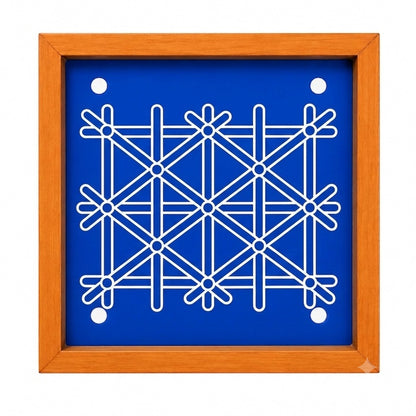 Punyahavachan Mandal Rangoli wooden Stencil -Elevate Your Spiritual Space