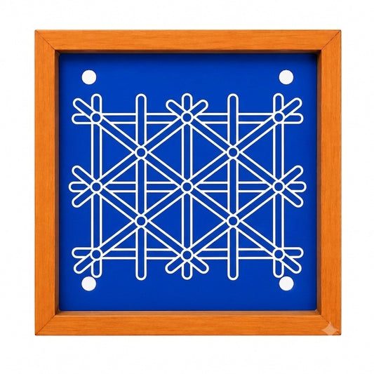 Punyahavachan Mandal Rangoli wooden Stencil -Elevate Your Spiritual Space