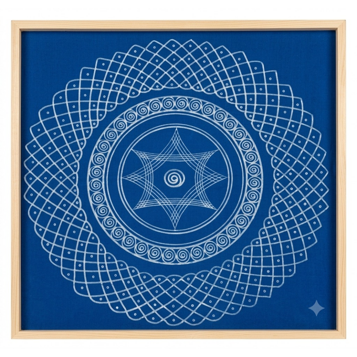 Rangly Big Iyenger Padi Kolam Pack of 1 piece - WJ3009