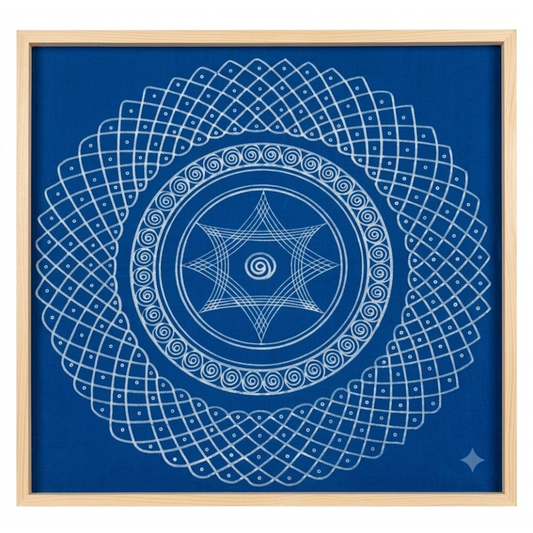 Rangly Big Iyenger Padi Kolam Pack of 1 piece - WJ3009
