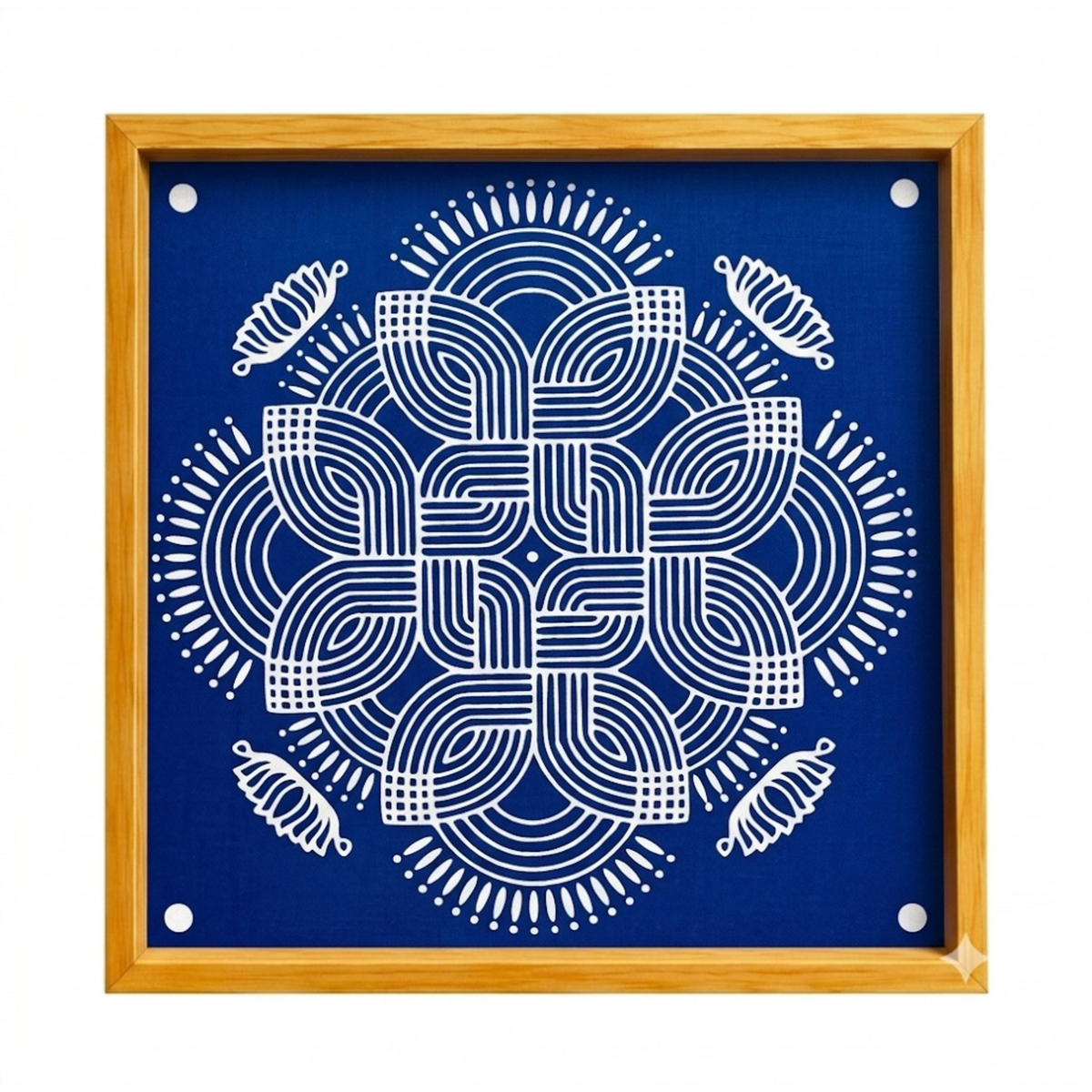 Rangly Square Rangoli Stencil  Pack of 1 piece -WJ2405