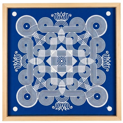 Rangly Classic Kanya Big Kolam Stencil  Pack of 1 piece -WJ2412