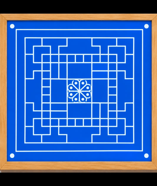 "Vasthu Mandal Model 4"  Rangoli Stencil Wooden  Pack of 1 piece