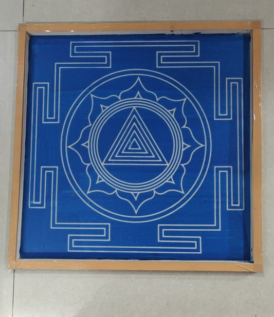 Rangly Kali Mandala Yantra Rangoli Stencil Wooden 40x40 Inches Pack of 1 piece