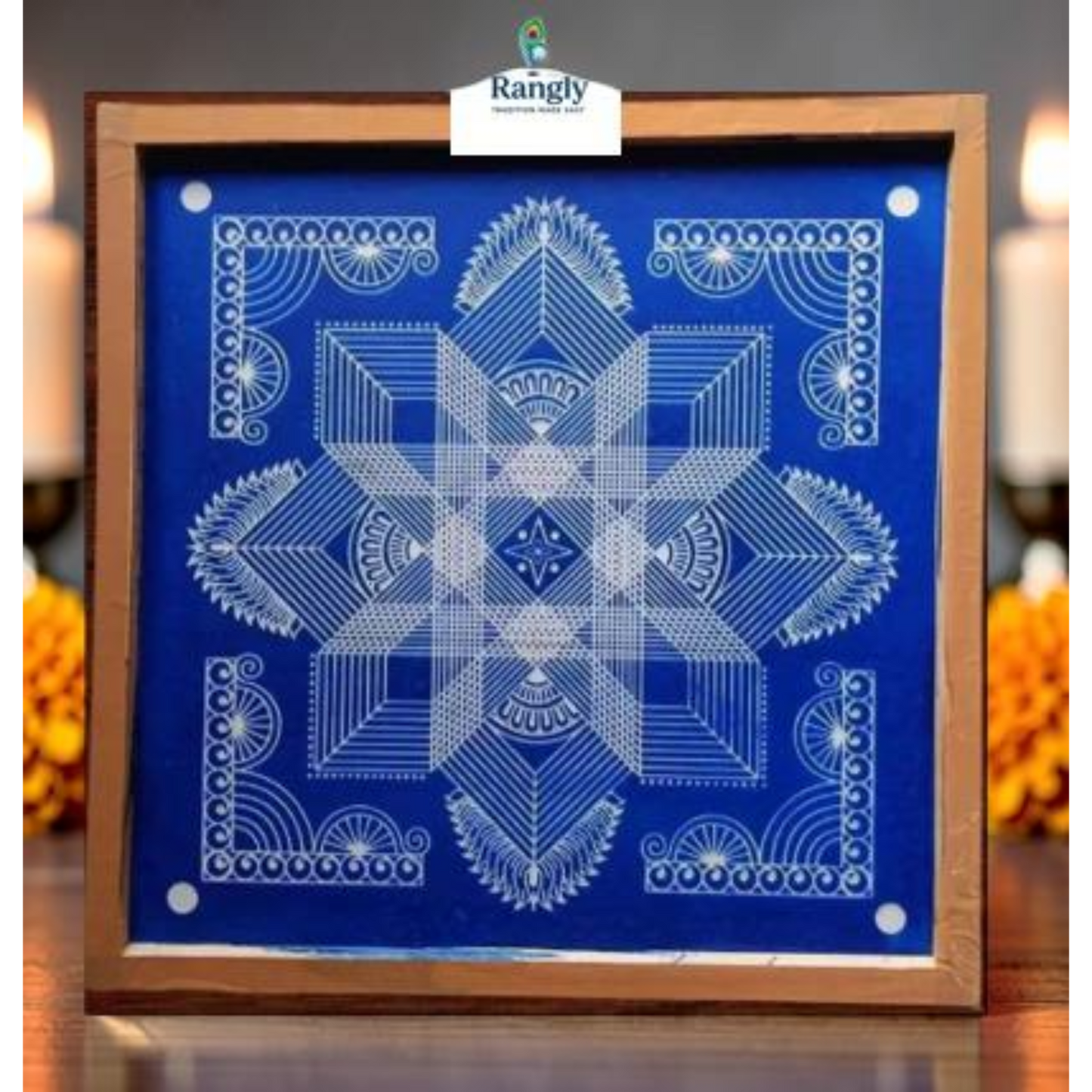 Rangly Biggest Padi Kolam Pack of 1 piece - WJ4003