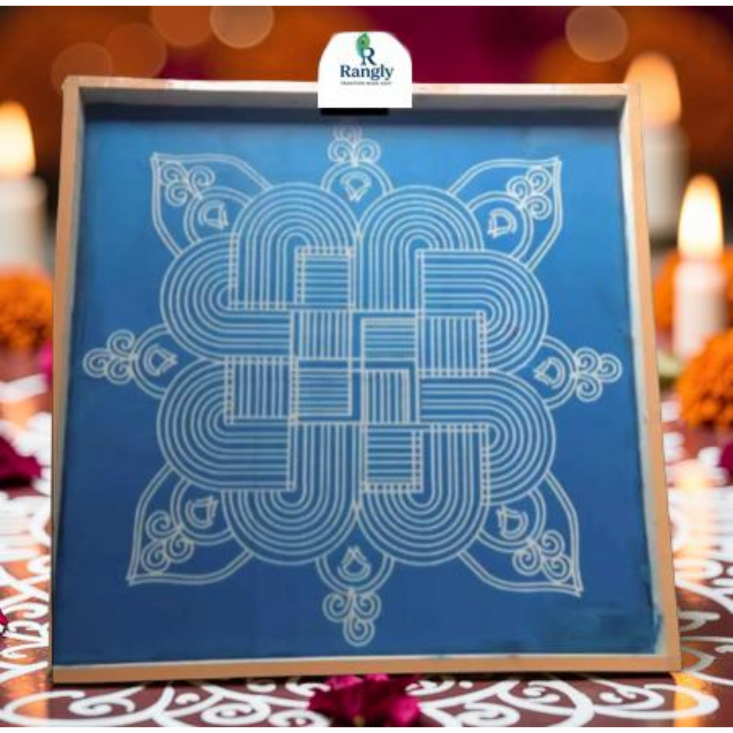 Rangly Big Padi Kolam Pack of 1 piece - WJ3004