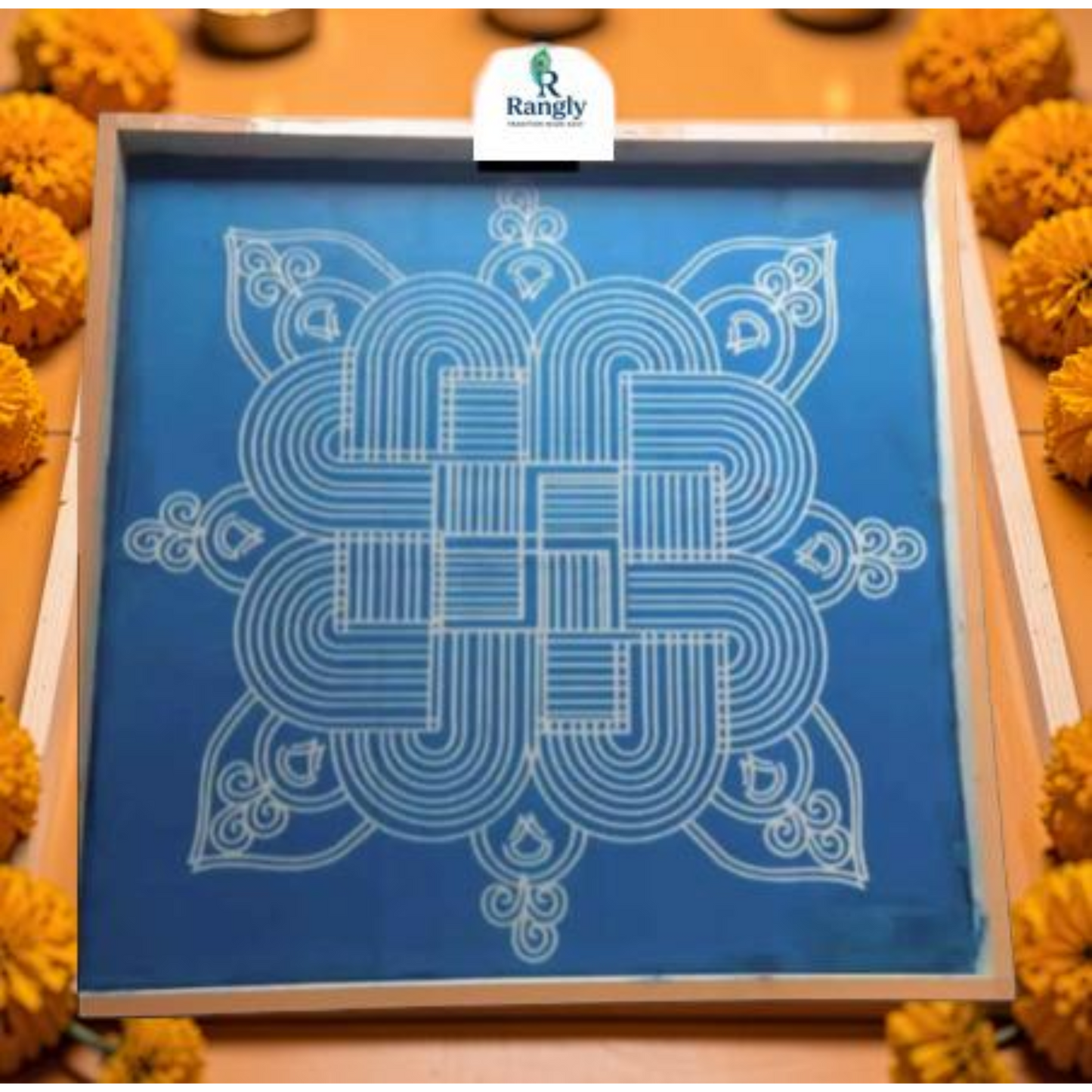 Rangly Big Padi Kolam Pack of 1 piece - WJ3004