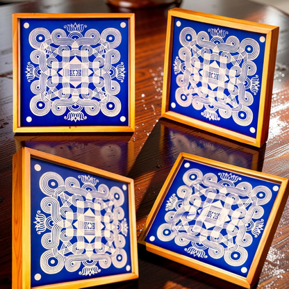 Rangly Jumbo Rangoli Design 2 Stencil Wooden 24x24 Inches Pack of 1 piece