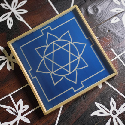 Rangly Ganesh Mandala Yantra Rangoli Design Stencil Wooden 30x30 Inches Pack of 1 piece