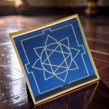 Rangly Ganesh Mandala Yantra Rangoli Design Stencil Wooden 30x30 Inches Pack of 1 piece