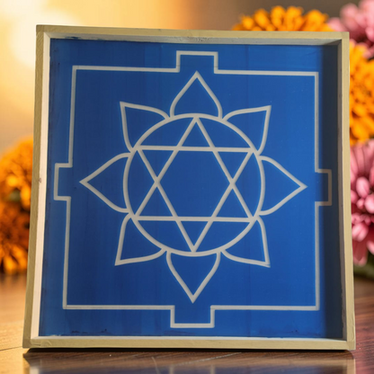 Rangly Ganesh Mandala Yantra Rangoli Design Stencil Wooden 30x30 Inches Pack of 1 piece